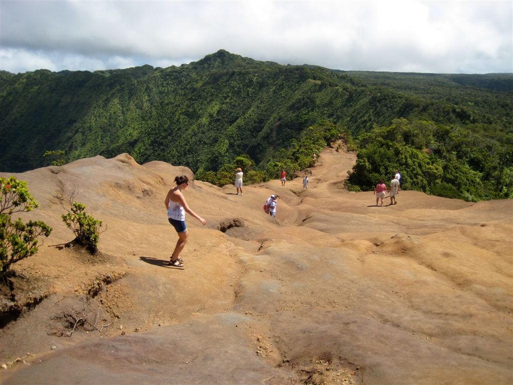 Our second hike - along the ridge of the Kalalau Valley.