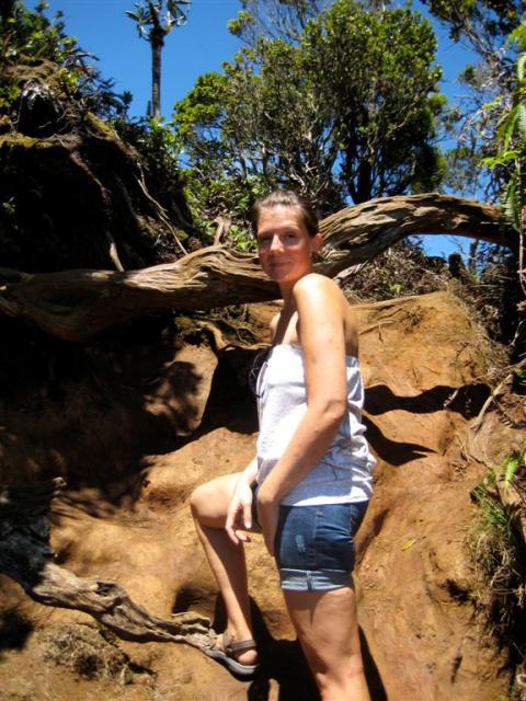 Steep climb to the final vista