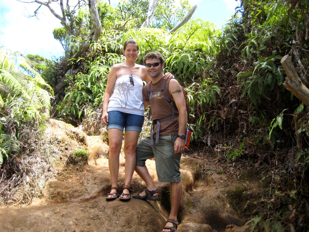 Proud and happy hikers
