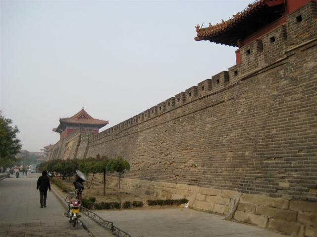 Wall around temple