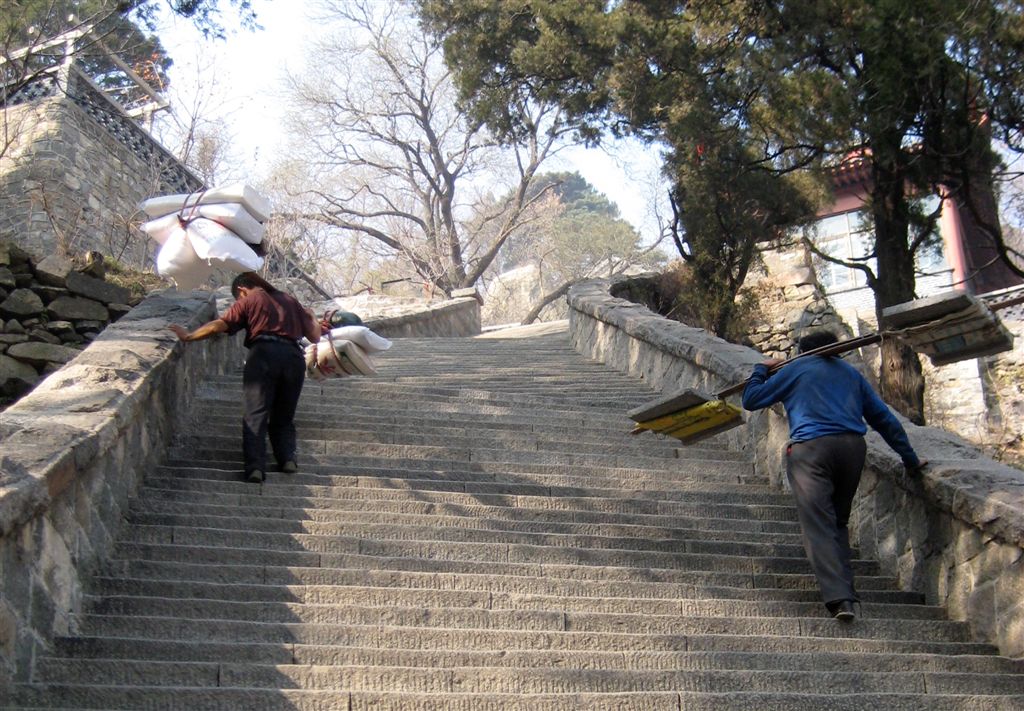 Crazy climbers with extra weight