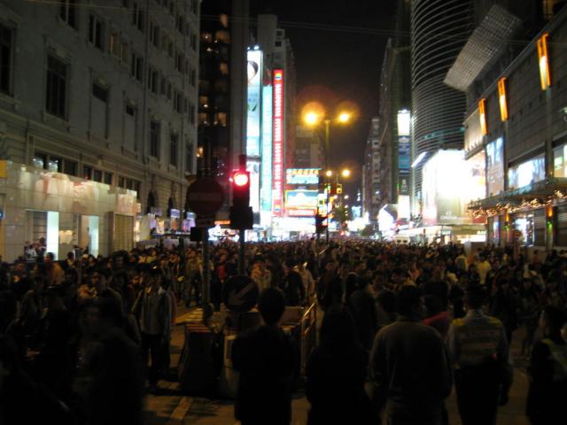 Looking back up towards our hostel