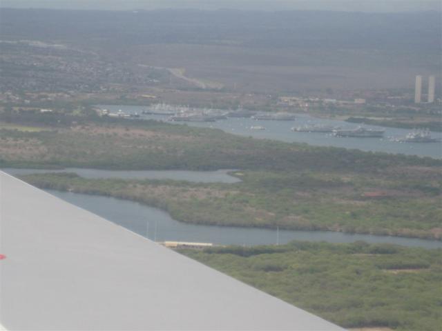 Battleship Row in Pearl Harbor