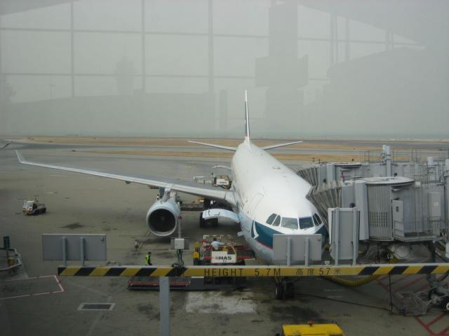 Our plane to Taiwan!