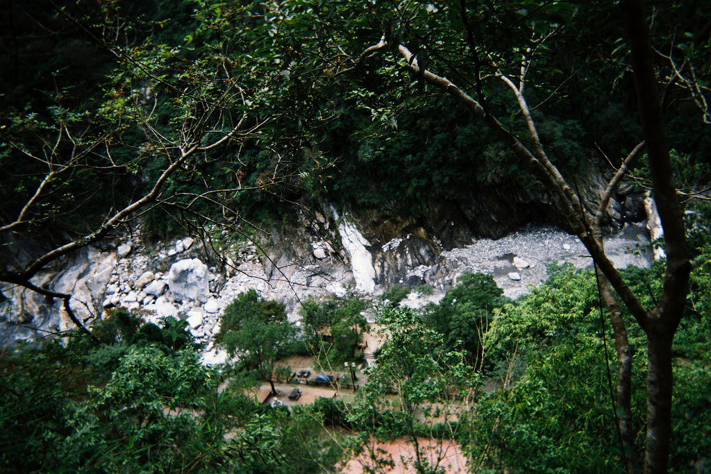 Our campsite from the Lushui-Holiu trail