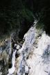 Waterfall through the marble