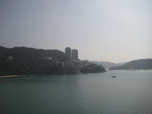 Deep Water Bay from the bus heading to Stanley