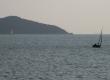 Sailboat out on Repulse Bay