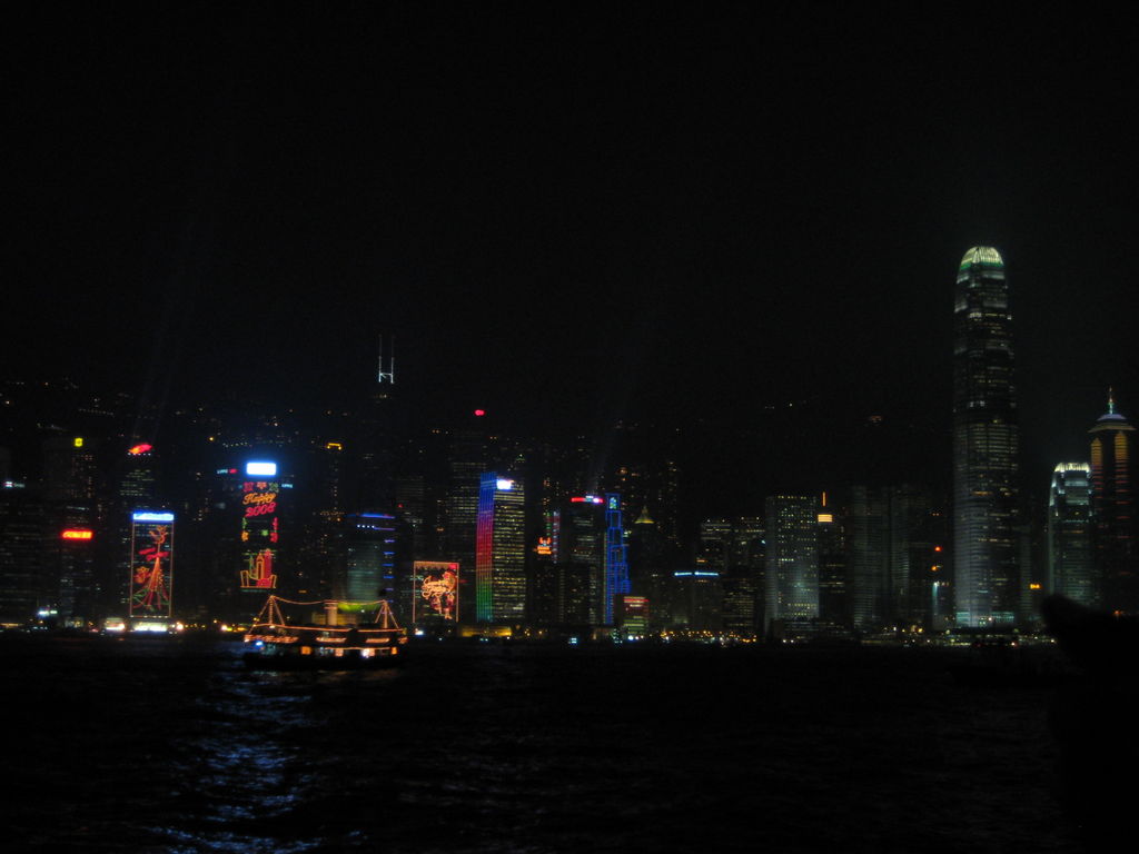 HK skyline from the Avenue of the Stars