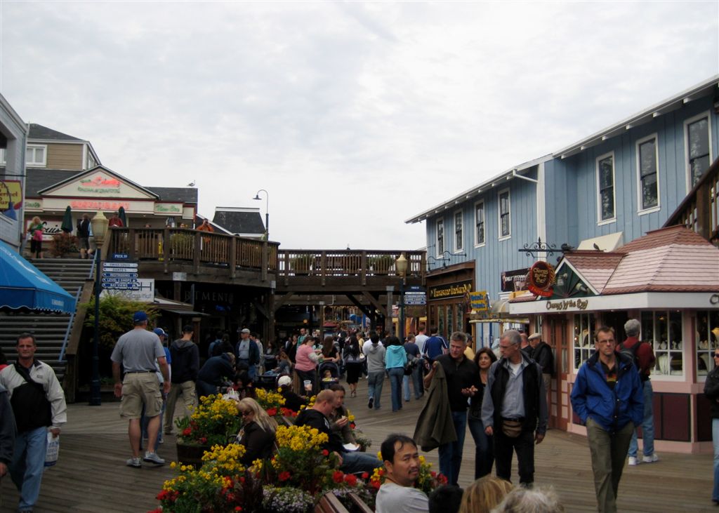 More crowds at Pier 39