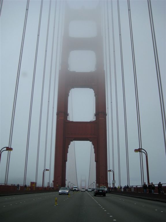On Golden Gate Bridge
