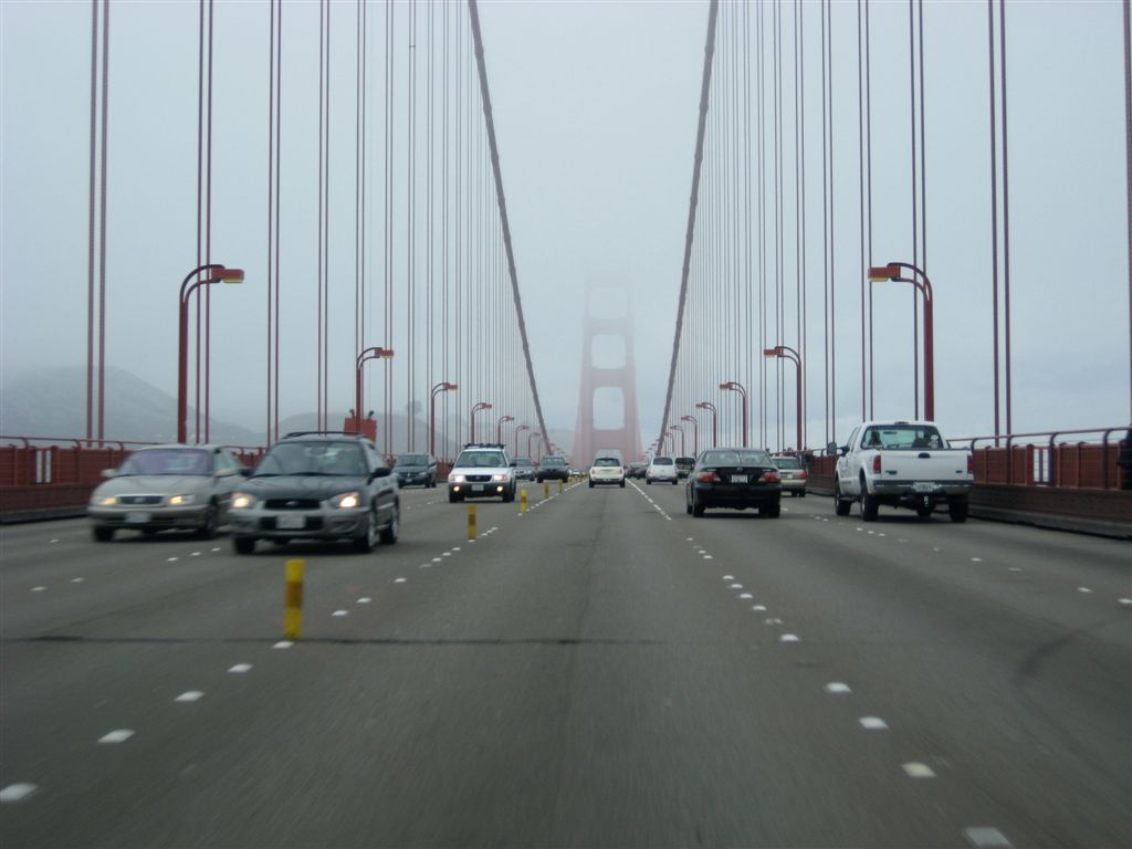 On Golden Gate Bridge
