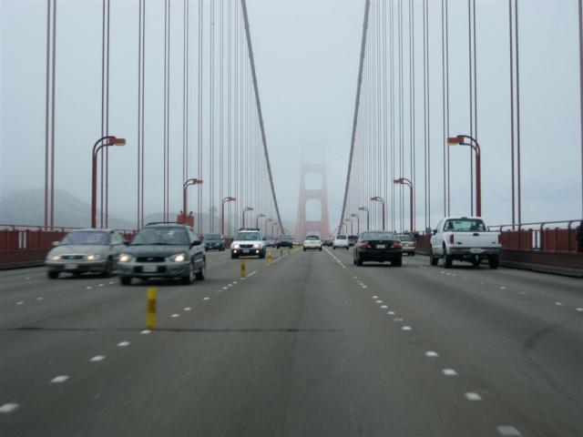On Golden Gate Bridge