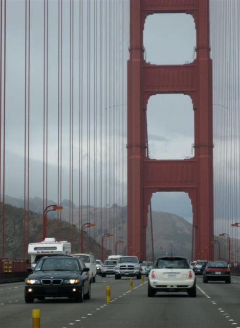 On Golden Gate Bridge