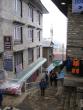 Climbing the many stairs through town to get to our lodging