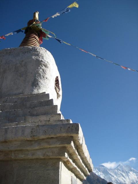 Stupa and Everest