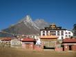 The prettier view of the monastery the next morning