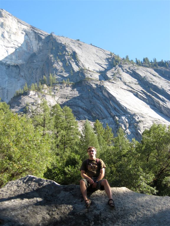 On the rock
