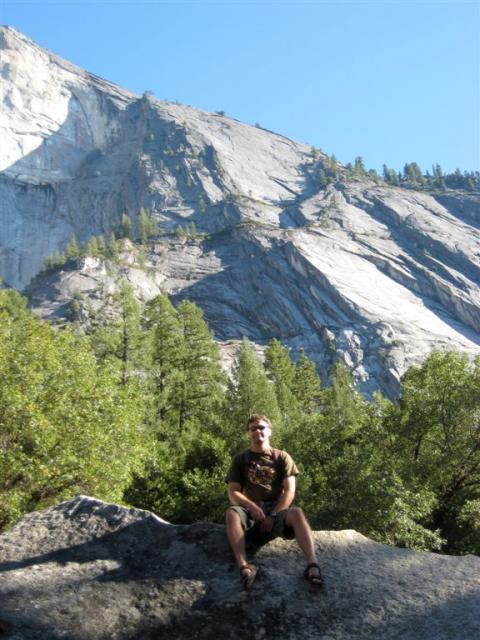 On the rock
