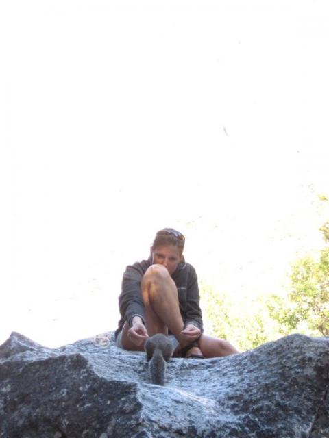 Even climbing rocks