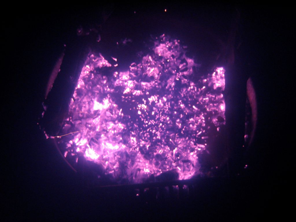 Hot coals