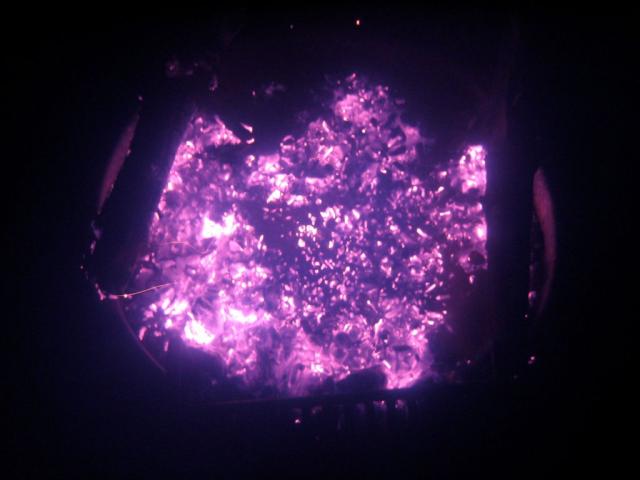 Hot coals