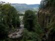 The view back from the bridge