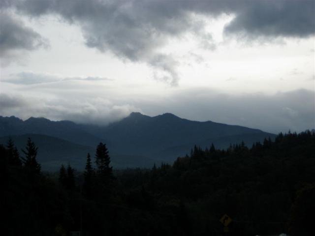 First sign of mountains