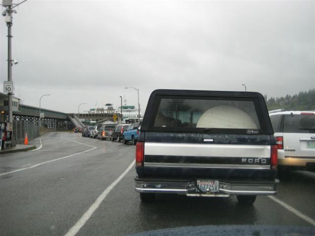 Waiting for the ferry to Seattle