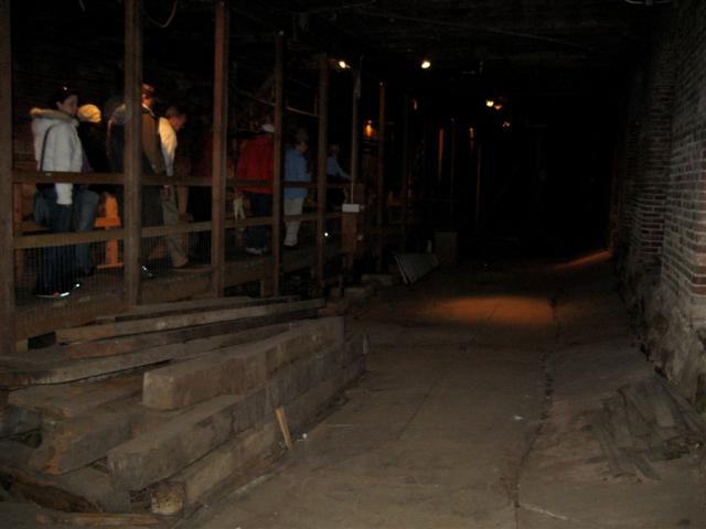 The old sidewalks