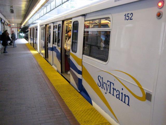 Getting around by SkyTrain!