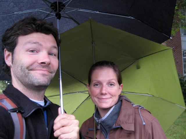 Still raining..