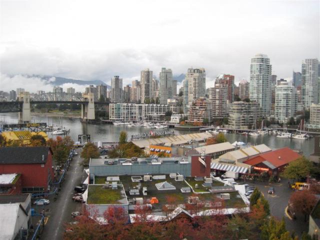 Burrard Bridge, Granville Is Market, and condos