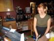 Melanie at work.  :)