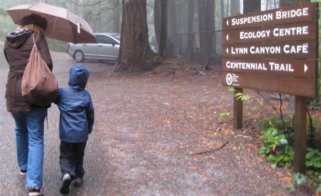 Lynn Canyon with Melanie and Bowan