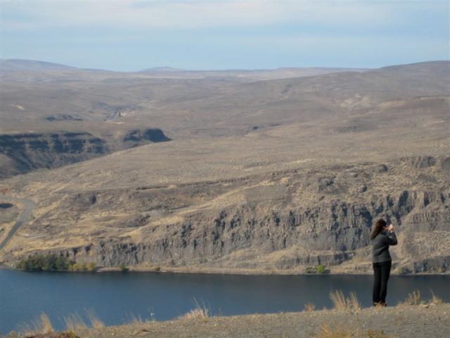 Nicole at the viewpoint