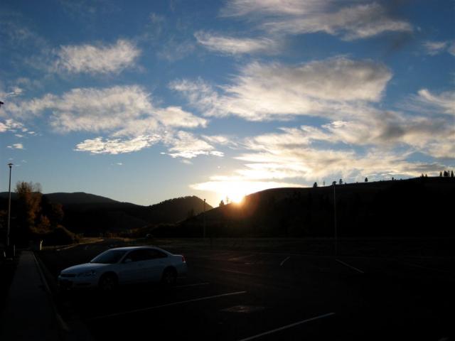 Sunset in Montana