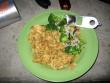 Mmm Thanksgiving stuffing and rice and brocoli.  Good stuff!