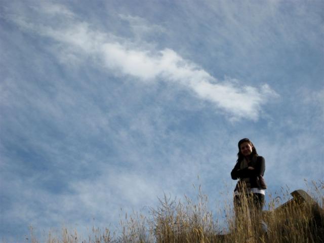 Nicole at the roadside