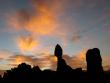 Balanced Rock before sunrise