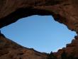 Looking through the Window. Looks like an eye.