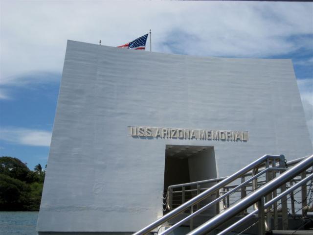 At the memorial!