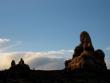 Other people looking at Turret Arch after sunrise