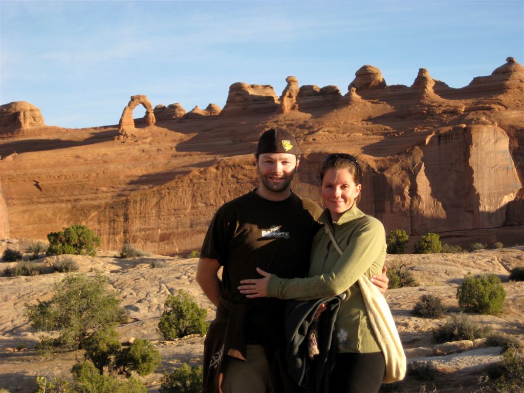 Us and Delicate Arch