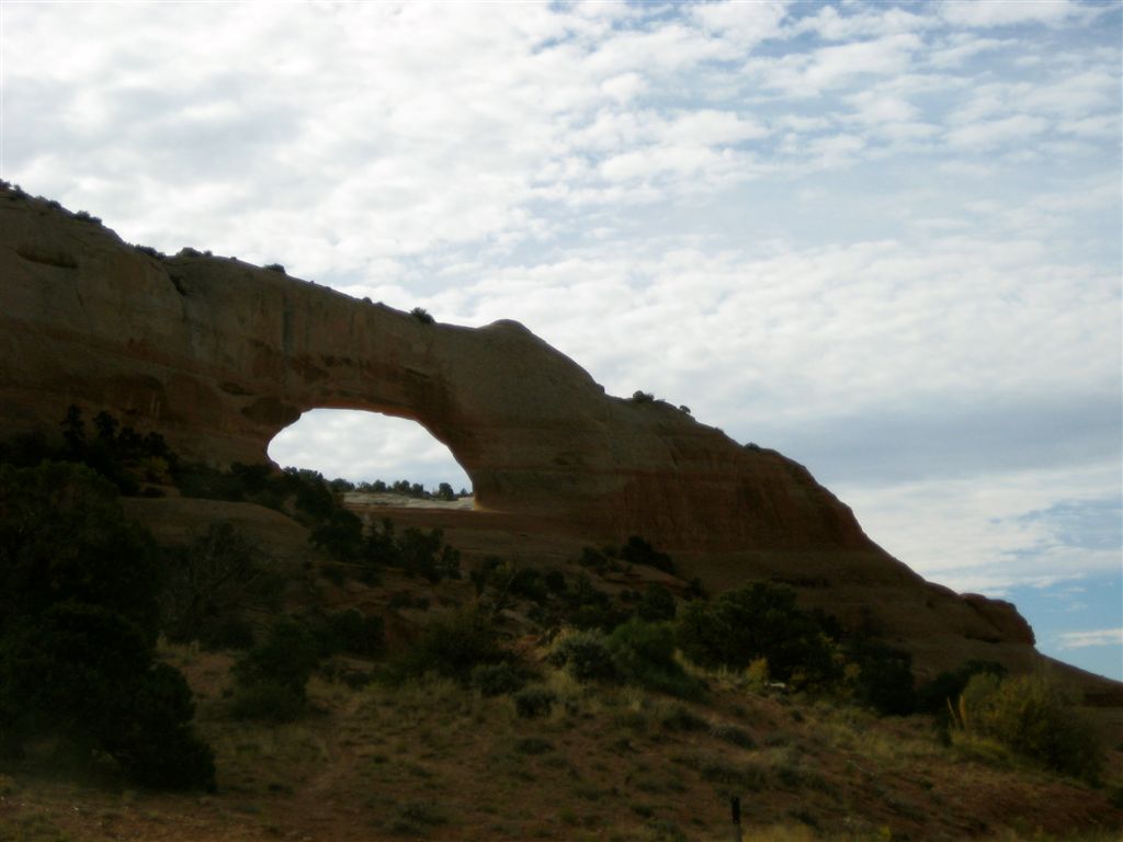 Wilson's Arch, beside the highway