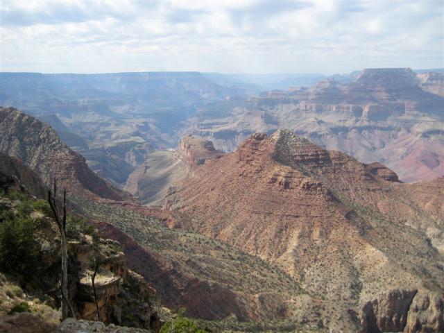 The view west into the canyon from Desert View