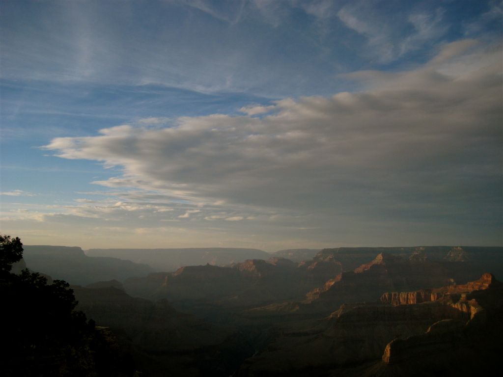 Nearing sunset