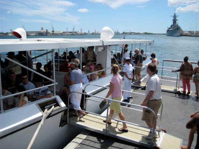 The boat that transported us