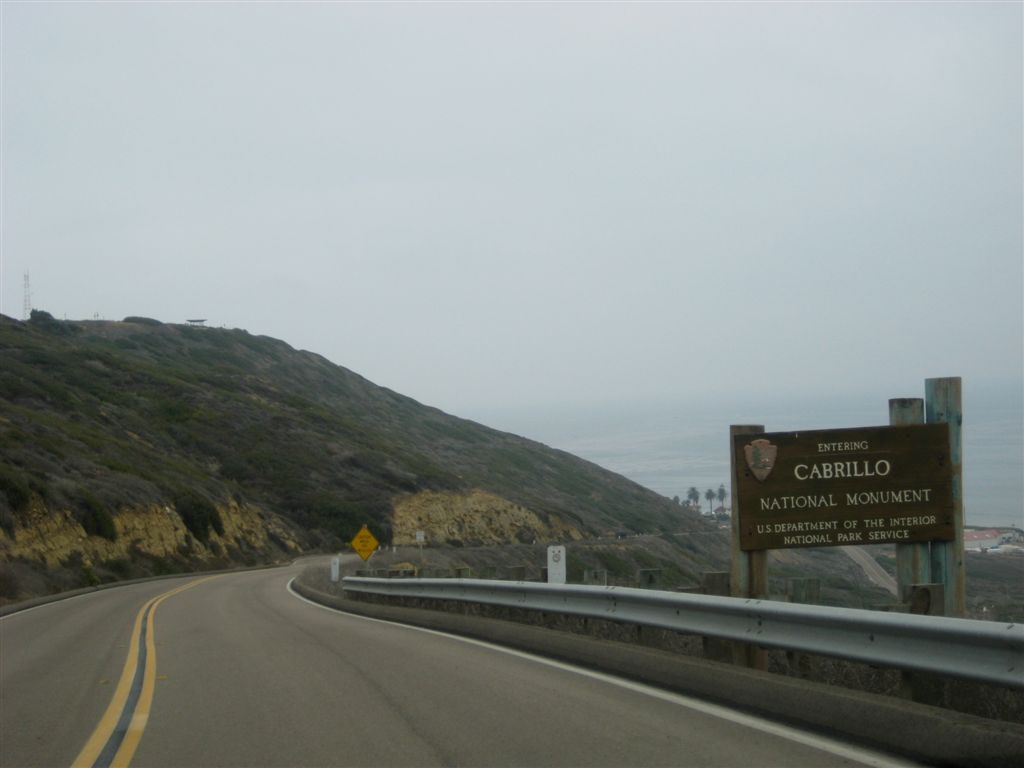 Cabrillo National Monument on the coast of San Diego