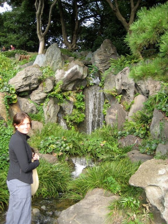 Fed by a waterfall